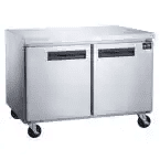 60 in. W 15.5 cu. ft. 2-Door Commercial Upright Undercounter Refrigerator
